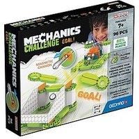 Geomag - Mechanics Challenge Goal - Educational and Creative Game for Children - Magnetic Building Blocks with Metal Spheres, Recycled Plastic - Set of 96 Pieces