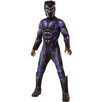 Black Panther Battle Suit Boys Fancy Dress Avengers Superhero Comic Kids Costume