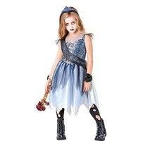 Rubie/'s Official Miss Halloween, Gothic Bride Prom Queen Halloween Childs Costume, Size Small Age 3-4 Years