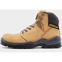 Caterpillar Striver Mens Leather Safety Boots Beige UK 11