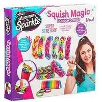 Shimmer n Sparkle Squish Magic Bubble Bands Loom band making kit, friendship bracelets crafting toy Rubber bands set