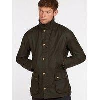 Barbour Mens Ashby Wax Jacket Olive Small