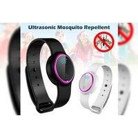 Ultrasound Mosquito Repellent Wristband - 4 Colours! - White