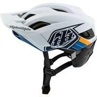 Troy Lee Designs Flowline SE Mips Mountain Bike Helmet Badge Light Grey/Charcoal