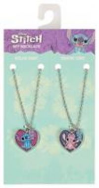 DISNEY Lilo & Stitch 2pc BFF Friendship Necklace Set