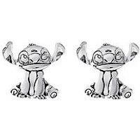 Disney Silver Coloured Lilo and Stitch Stud Earrings