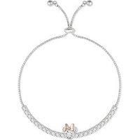 Disney Minnie Mouse Sterling Silver Two Tone Plated Lariat Bracelet B902551TZWL.PH