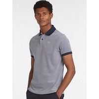 Barbour Mens Sports Polo Mix Midnight Small