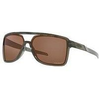 Oakley Men/'s Wire Tap 2.33 Sunglasses, Olive Ink/Prizm Tungsten, 63/12/133