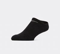 Nike U Nk Everyday Cush NS 3PR Socks - Black/(White), Small, 3-5