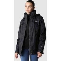 THE NORTH FACE Women Women/'s Evolve II Triclimate Jacket - TNF Blk/TNF Blk, M