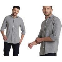 Men'S Linen Shirt - Black