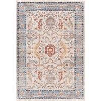 GALILEA In- & Outdoor Traditional Boho Burnt Orange Area Rug