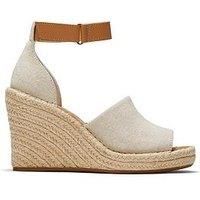 Toms Marisol Wedge Sandals - Natural