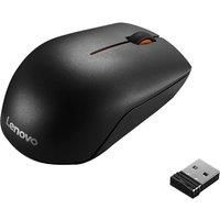 LENOVO 300 Compact Wireless Optical Mouse, Black