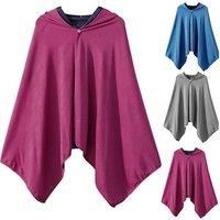 Cooling Sun Protection Cape With Hood In 3 Colours - Blue