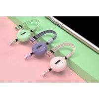 Retractable 3 In 1 Charging Cable In 5 Colours - Green