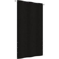 Balcony Screen Black 120x240 cm Oxford Fabric