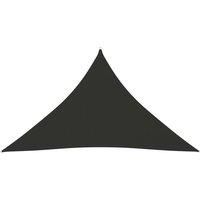 Sunshade Sail Oxford Fabric Triangular 2.5x2.5x3.5 m Anthracite