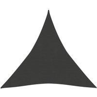 Sunshade Sail 160 g/m Anthracite 3x3x3 m HDPE