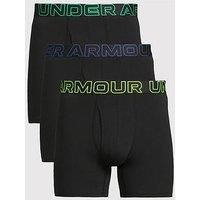 Under Armour Performace Cotton 6Inch 3Pack Boxers - Multi