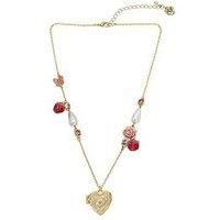 Betsey Johnson Sweetheart Locket Pendant Necklace