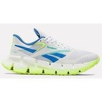 Reebok Men/'s FLOATZIG 1 Running Shoes, FOOTWEARWHITE/Digital Lime/Kinetic Blue, 8 UK