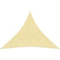 Sunshade Sail 160 g/m Beige 4.5x4.5x4.5 m HDPE