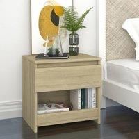 Bedside Cabinets 2 pcs Sonoma Oak 40x30x39 cm Engineered Wood