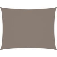 Sunshade Sail Oxford Fabric Rectangular 6x7 m Taupe