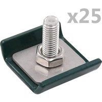 Grid Mat Connector 25 Sets Green