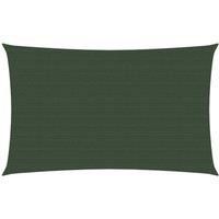 Sunshade Sail 160 g/m Dark Green 5x8 m HDPE