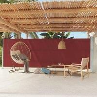 Patio Retractable Side Awning 180x600 cm Red