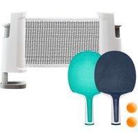 Second Life - Table Tennis Set With Posts. Adjustable Rollnet. 2 Bats And 2 Bal... - Excellent