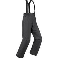 Second Life - Kids Warm And Waterproof Ski Trousers 100 Dark Grey - Excellent