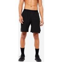 Second Life - Men's Breathable Zip Pocket Cross Training Performance Shorts - Black - Good