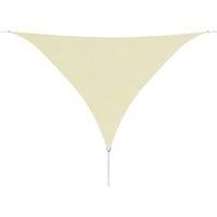 Sunshade Sail Oxford Fabric Triangular 3.6x3.6x3.6 m Cream