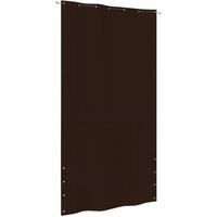 Balcony Screen Brown 140x240 cm Oxford Fabric