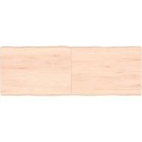 Table Top 140x50x(2-6) cm Untreated Solid Wood Live Edge