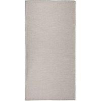 Outdoor Flatweave Rug 100x200 cm Taupe