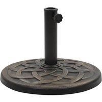 Parasol Base Round Polyresin 19 kg Bronze