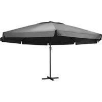 Outdoor Parasol with Aluminium Pole 600 cm Anthracite