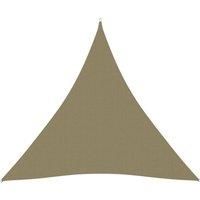 Sunshade Sail Oxford Fabric Triangular 3x3x3 m Beige