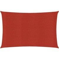 Sunshade Sail 160 g/m Red 2x4.5 m HDPE