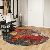 Rug Washable Multicolour 200 cm Anti Slip