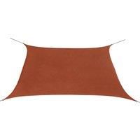 Sunshade Sail Oxford Fabric Square 3.6x3.6 m Terracotta