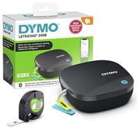 Dymo LetraTag 200B Bluetooth Label Maker | Compact Label Printer | Connects Through Bluetooth Wireless Technology to iOS and Android | Includes 1 White Paper Label Tape