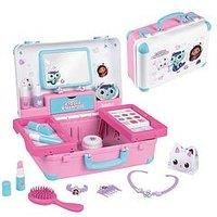 Smoby Gabbys Dollhouse Beauty Vanity for Kids - Children/'s Beauty Case - Style, Hair, Nails & Makeup with Accessories