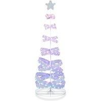 Collapsible Outdoor Spiral Pre-Lit Christmas Tree