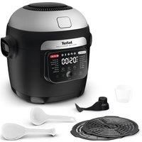 TEFAL Multicook Actifry MY741CG1 Air Fryer & Multicooker - Black & Chrome, Black,Silver/Grey